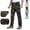 Green, variant on Clossjun Men's Cargo Pants Camo Print Work Trousers High Performance Breathable Fabric Athletic Pants With Multi Pockets M