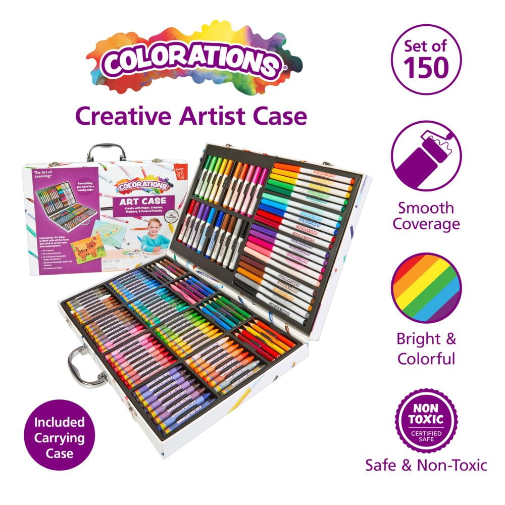 Colorations Creative Artist Case- 150 pieces