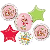 Anagram Birthday Party Supplies Strawberry Girl Shortcake Orbz 6pc Balloon Bouquet Decorations