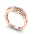 thumbnail image 2 of aaXia 10K Rose Gold 1/10ct TDW Diamond Fashion Ring, 2 of 5