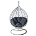thumbnail image 2 of M&M Sales Enterprises Inc Children's Swoon Pod Hanging Chair Swing in White, 2 of 8