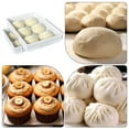 thumbnail image 5 of Buyitt Set of 4 Pizza Dough Proofing Box, Commericial Grade Dough Proofing Tray, Stackable Dough Proofing Container Pan, White, 5 of 6