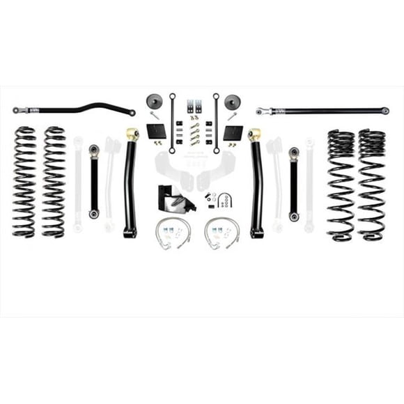 4.5 in. Enforcer Overland Stage 3 Plus Adjustable Front & Rear Suspension Lift Kit for 2020-2022 Jeep Gladiator