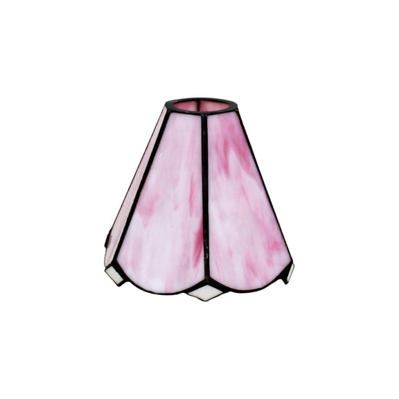 KAYYELAMP Pink Glass Handmade Lampshade For Wall Sconce Pendant Light Hanging Lamp Replacement Retro Design