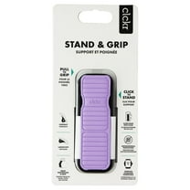 CLCKR Phone Grip and Stand for Phones Tablets and More - Lilac Pebbled Lines