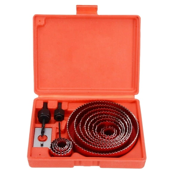 KALLORY 16Pcs Circular Drill Bit For Wood In Metal For Cutting Round Holes