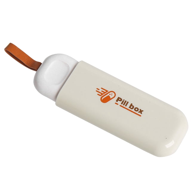 FLhrweasw Divisor Pastillas Impermeable para Pastillas/vitaminas/suplementos/medicamentos (blanco)