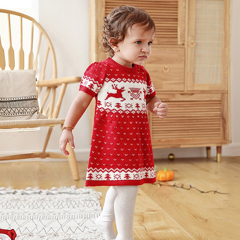 white christmas dresses Kids Red & White Dot Pom Pom Christmas Tree Tulle Dress – Little-Minnows