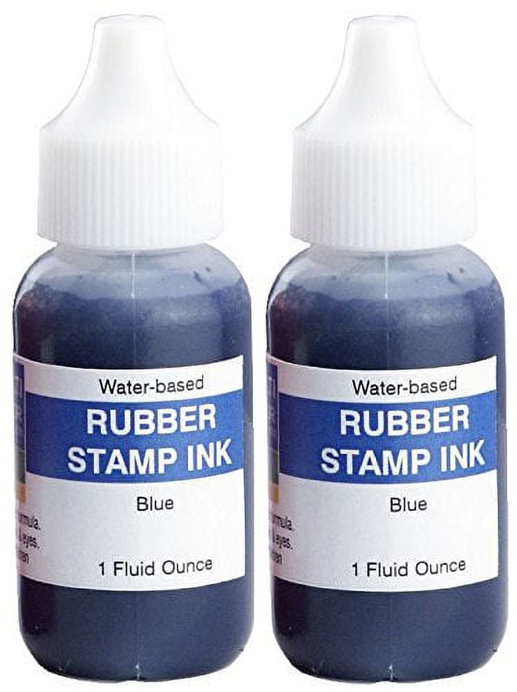 Infusion 7" x 8" Extra Large Industrial Stamp Ink Pad, Your Go to Large Stamp Ink Pad for Bright Color, Even Coverage and Durability, Blue Stamp Pad