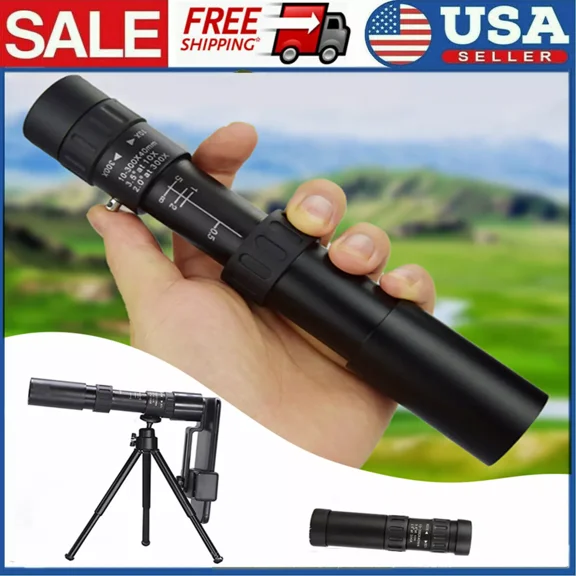 10-300X40 Full HD Monocular Telescope Phone Camera Zoom Starscope Hiking Hunting