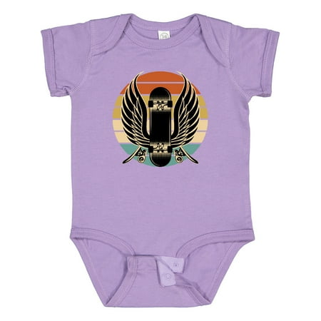 

Inktastic Skateboard Retro Skateboarding Gift Baby Boy or Baby Girl Bodysuit