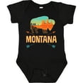 thumbnail image 3 of Inktastic Montana Gift Buffalo Silhouette Boys or Girls Baby Bodysuit, 3 of 5