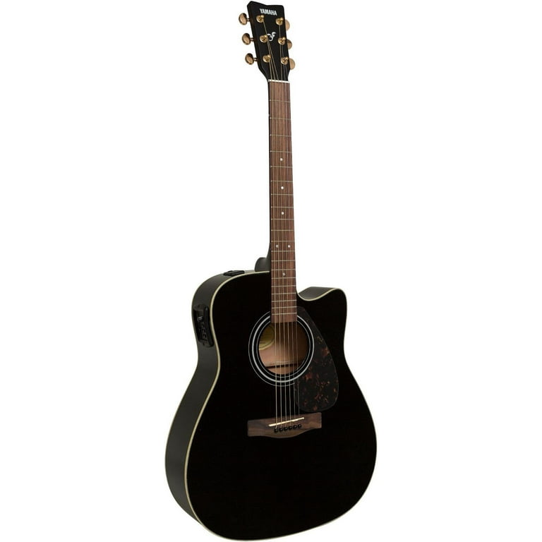 Yamaha FX335C Dreadnought Acoustic-Electric Guitar Black