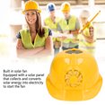 thumbnail image 3 of Solar Fan Hard Hat, Efficient Solar Power Generation Hard Safety Hat with Removable Lining for Construction Dark Blue,Red,Yellow, 3 of 7