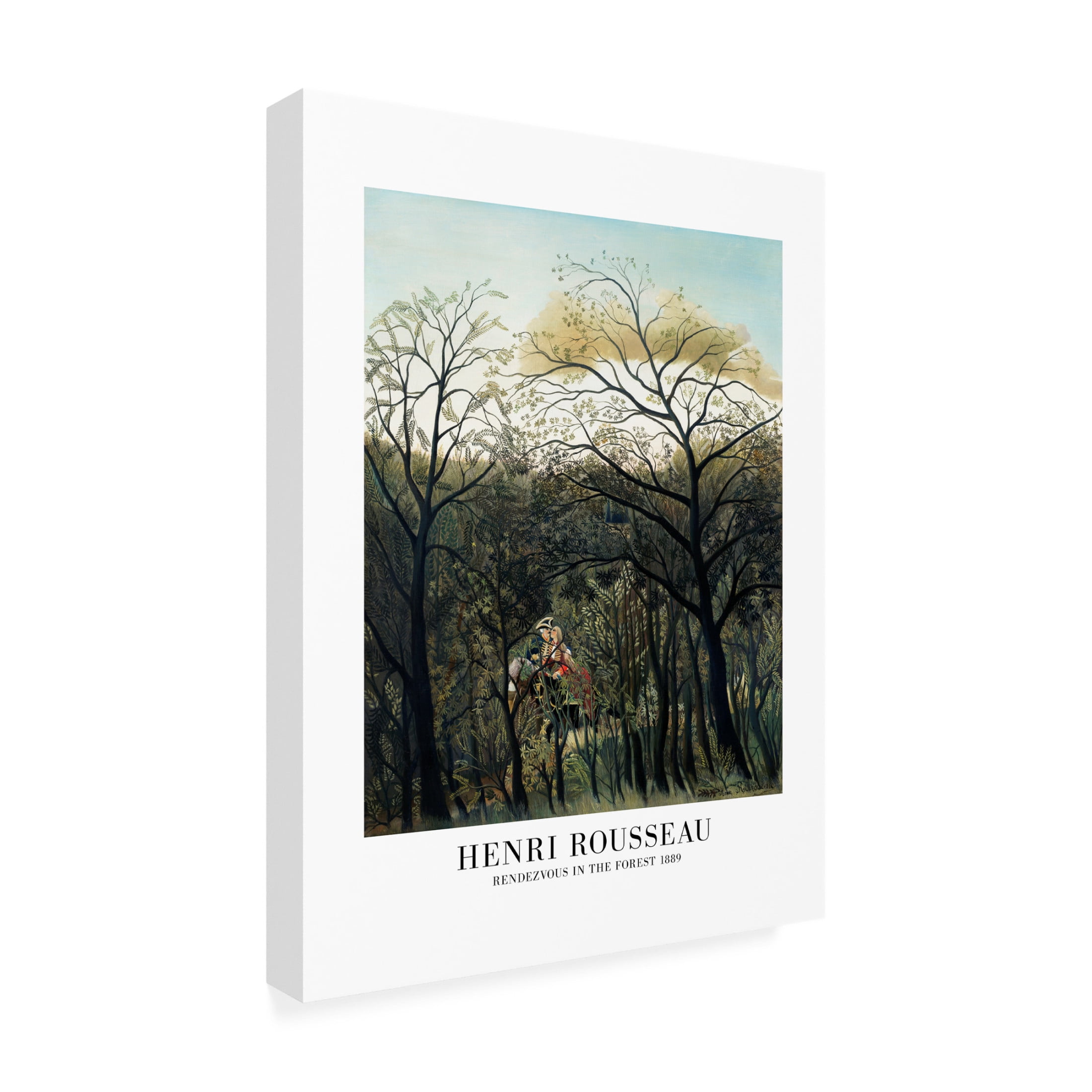 Trademark Fine Art Pictufy Rendezvous In The Forest Canvas Wall Art