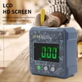thumbnail image 4 of Mistaha Mini Digital Inclinometer Box with Magnetic Angle Measurement, High Precision, Multi-functional, Camo Blue - LCD Backlight Display - 4*90° Range - 0.05° Resolution - ±0.2° Accuracy, 4 of 7