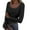 #006-Black, variant on Yellow Long Sleeve Shirt Women Scoop Neck Knit Shirt Basic Trendy T-Shirts Tight Fall Top Outwork Clothing Yellow S