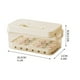 thumbnail image 3 of Bandeja de hielo de gran capacidad con 28 compartimentos para refrigerador, con tapa, para desmoldar y hacer hielo, para el hogar, de plástico transparente, con 28 compartimentos., 3 of 7