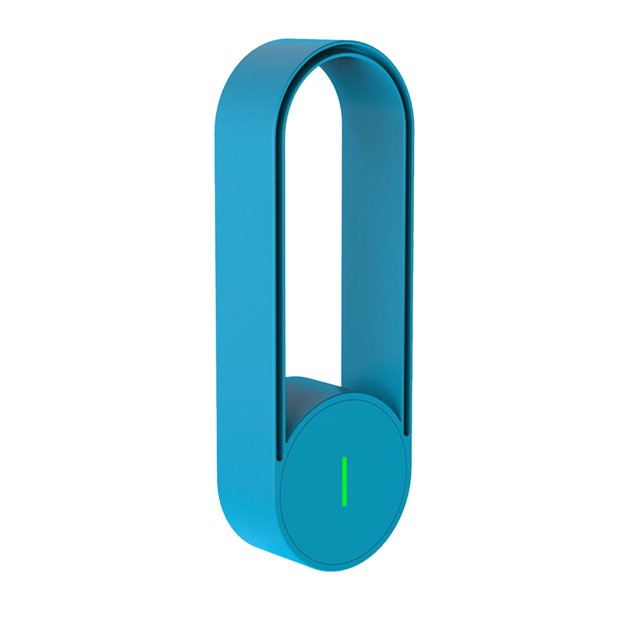 Compact USB-Powered Blue Air Purifier with High-Efficiency Filtration – Captures 99.7% of 0.3-Micron Particles, Pet Odors & Smoke – Whisper-Quiet Operation for Home, Office, Car – Ideal for 30-40㎡
