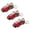 Mexico, variant on 3 Pack Soccer Shoe Keychains Sneaker with Cleats Country Souvenir Keyrings