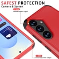 thumbnail image 5 of Diverbox Heavy Duty Case for Samsung Galaxy S25+ Plus, Shockproof Protective Phone Cover with Camera Control Button and Screen Protector - Red, 5 of 7