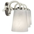 thumbnail image 4 of Kichler Oxby 3-Light Brushed Nickel Dimmable Vanity Light, 4 of 6