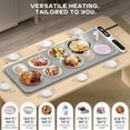 thumbnail image 3 of Extra Large Food Warming Mat 580W (XXXL 40"X15"), Electric Warming Tray Silicone Food Warmers for Parties Buffet with Insulated M, 3 of 9