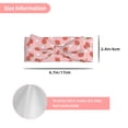 thumbnail image 3 of Wukai Strawberry Print Baby Bow Headband for Newborn Infant Baby Toddler Girls, 3 of 5
