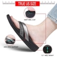 thumbnail image 5 of Comfortable Walking Flip Flops for Womens, Orthopedic Walking Sandals with Arch Support, Flat Feet Pain Relief Sandals for Beach, Summer, Pool, 5 of 5