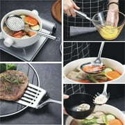 ReaNea Cooking Utensils Set 13 Piece Stainless Steel Kitchen Utensils Set with Utensil Holder, Kitchen Tools Set with Caddy