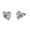 E393, variant on White Gold Plated Heart-Shape Cubic Zirconia Stud Earrings Crystal Love Heart Halo Post Studs Earrings Set