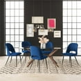 thumbnail image 6 of Pemberly Row Modern Velvet Side Chair (Set of 2) in Sapphire, 6 of 7