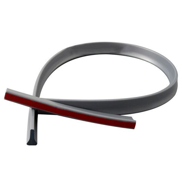 Shower Door Dam Water Stopper Collapsible Shower Threshold Water Barrier Waterproof Strip For Bathroom Kitchen