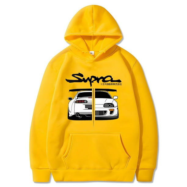 Sudadera con capucha de Initial D Supra para hombre y mujer ropa con estampado JDM de Manga larga holgada informal japonesa 2023 Bodega Aurrera en linea