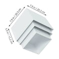 thumbnail image 2 of Hytrove 6Ud White Plastic Risers Para Exhibición De Pasteles Y Postres Con Moderno, 2 of 8