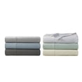 thumbnail image 3 of Beautyrest Ensemble de Draps en Coton et Polyester Contemporain Ivoire, 3 of 8