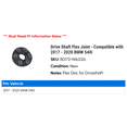 thumbnail image 2 of Drive Shaft Flex Joint - Compatible with 2017 - 2020 BMW 540i 2018 2019, 2 of 2