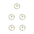 thumbnail image 2 of Youkk Durable Construction 3D Wall Clock Unique Style Easy To Read Modern Large 3D Wall Clock Timeless gold 5Set, 2 of 6