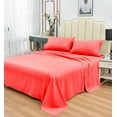 thumbnail image 2 of Home Goods Luxury Bamboo Sheet Set Soft Hypoallergenic Deep Pocket 4 Pc Set, 2 of 16