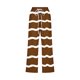thumbnail image 5 of Pantalones Casuales de Mujer de Impresión Floral Cintura Elástica Suelta, Pantalones de Pierna Ancha Recta con Bolsillos, 5 of 5