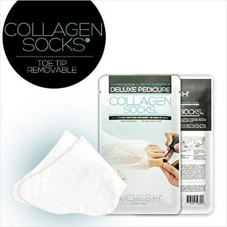 VOESH Pedicure Foot Mask Collagen Socks (3 Pairs)