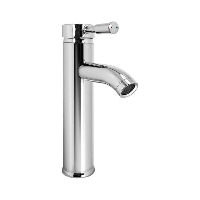Monomando Mediano Hidroflud Cromo Lavabo 23cm Acero Inoxidable