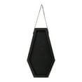 thumbnail image 5 of A&B Home Hexagonal Wall Mirror with Leather Hanger Strap - Black, Natural Finish, 5 of 5