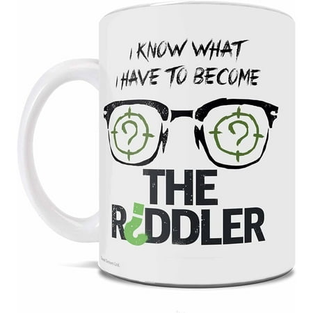 

DC – The – Become The Riddler - 11 Oz Ceramic Coffee Or Tea Mug – Merchandise - Perfect For Gifting Or Collecting