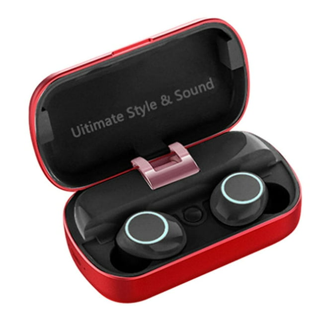 S8 Inalámbrico 2600mAh 5.0 Auriculares Auriculares Gemelos Auriculares Estéreo rojo