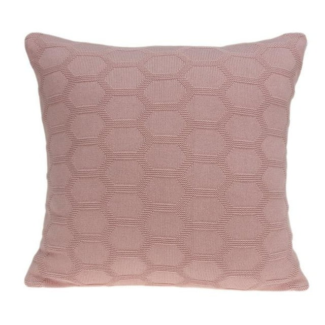 Parkland Collection PILB11075P Diani Rose Carré Coussin de Transition avec Insert en Poly - 20 x 20 x 7 Po.
