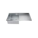 thumbnail image 1 of Tarja Tecnolam filo quadra 85 x 44 1v submontar 1 tina con escurridor INOX 85 cm Tecnolam FILOQ85X44 1V Submontar Acero inoxidable, 1 of 4