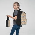 thumbnail image 7 of Pofeuu Falling Pumpkins On Car Print Backpack Travel Backpacks With Lunch Bag Pencil Bag Set 3 pcs Set Cartoon Backpack, 7 of 7