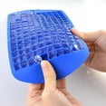 thumbnail image 2 of Easy Release 55 Nugget Ice Tray with Lid and Bin for Freezer, with Cover, Storage Container, Scoop. Perfect Small Ice Cube Maker Tray & Mold. Flexable Durable Plastic, BPA Free, 2 of 5