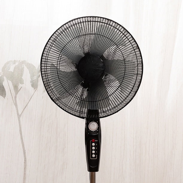 Funda para ventiladores de seguridad infantil - Red de malla protectora para ventiladores domésticos (23-45cm) - Protector de ventilador a prueba de bebés y niños con malla fina para una brisa suave